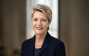 Federal Councillor Karin Keller-Sutter