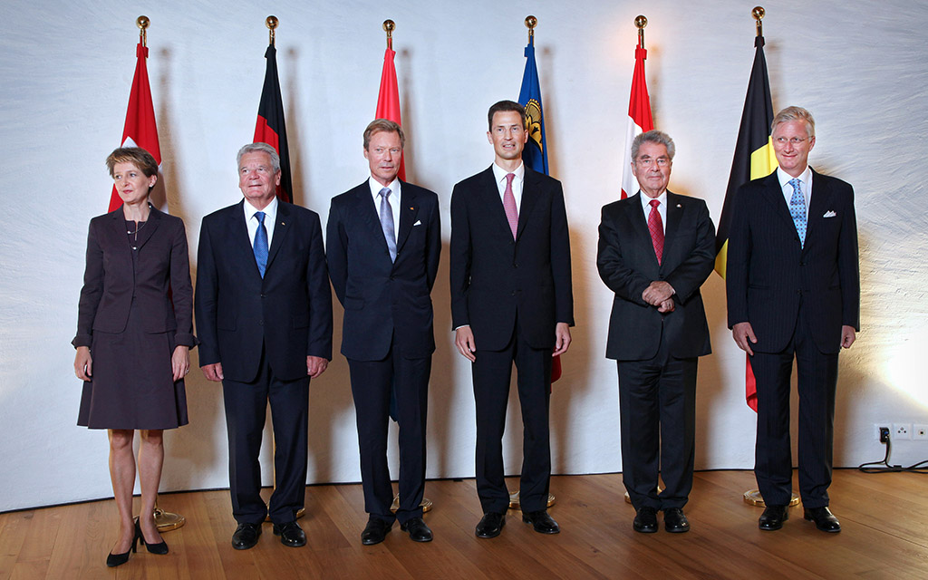 Incontro a sei dei capi di Stato dei Paesi germanofoni